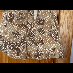 Madewell NWT camp shorts Size M animal print